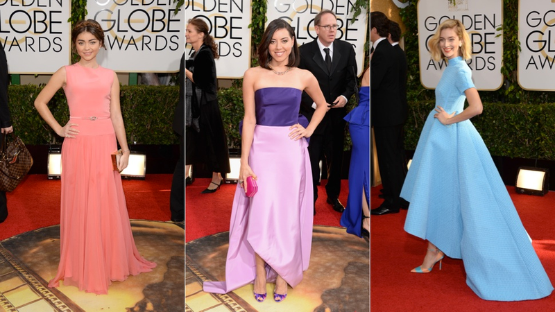 Illustration for article titled All the Looks From the Golden Globes Red Carpet